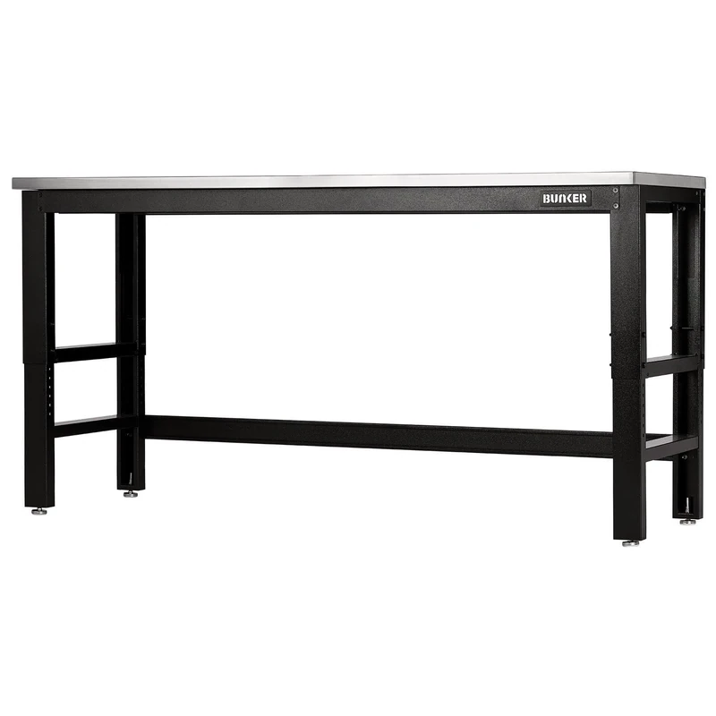 BUNKER 28095 Workbench with Stainless Steel Worktop, 1829mm