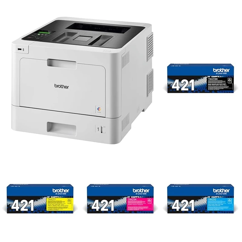BROTHER HL-L8260CDW Colour Laser Printer | Wireless, PC Connected & Network | Print & 2 Sided Printing | A4 Toner Cartridge