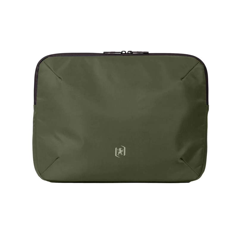 Oxford, Identity Executive Laptop Sleeve, 15.5 Inches, 38 x 29 x 5 cm, Waterproof, Khaki - Image 1