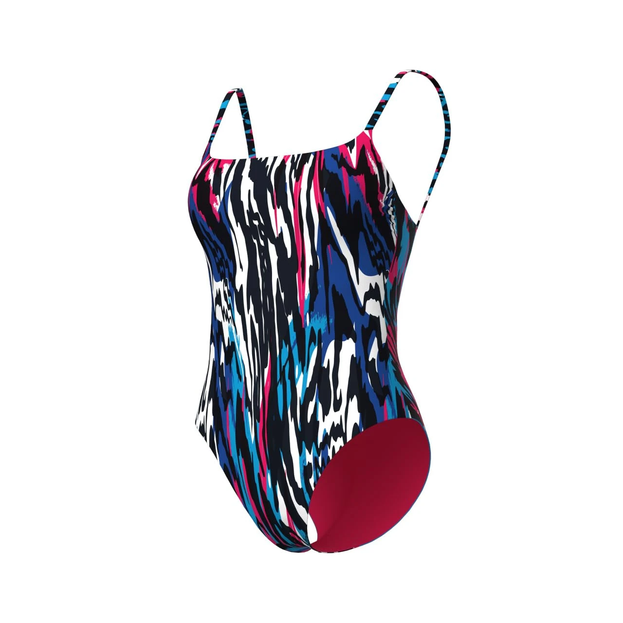 ARENA Water Prints Women's One Piece Swimsuit, Quick Drying Recycled Stretch Fabric Swimsuit, Women's Beach and Pool Costume, Lined Fabric Women's Swimsuit with Removable Cups