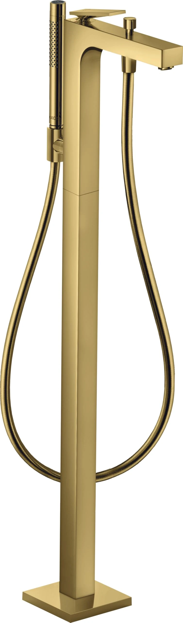 hansgrohe AXOR Citterio 39440990 Bathtub Mixer Floorstanding with Accessories Projection 200 mm Polished Gold Look
