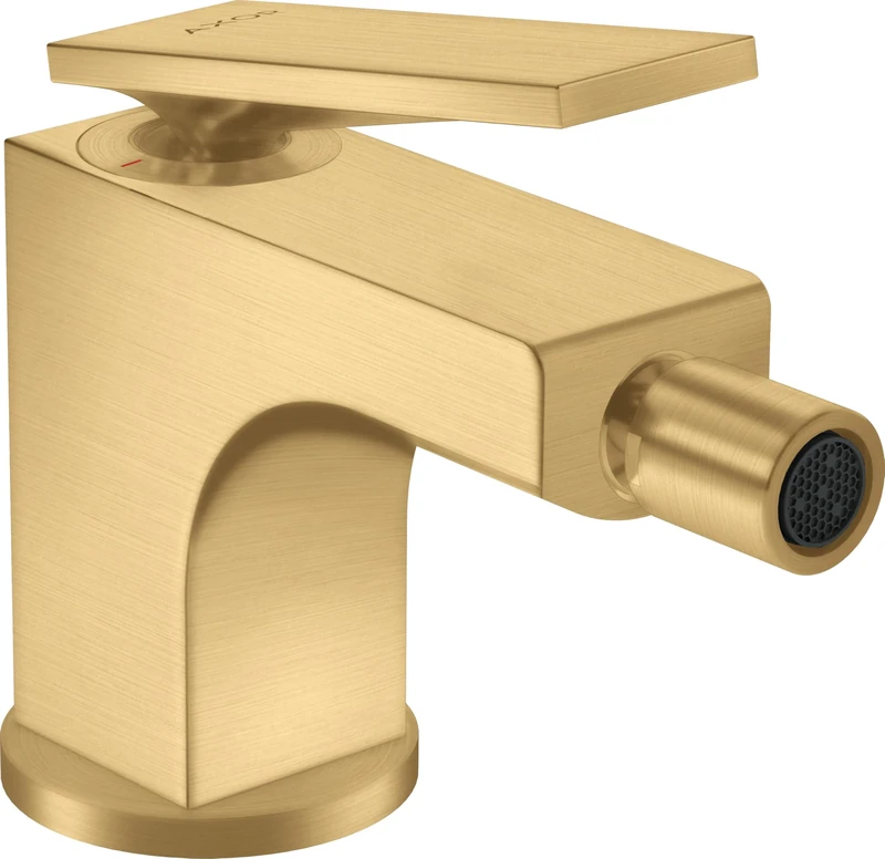 hansgrohe AXOR Citterio 39214250 Bidet Mixer with Pop-Up Waste 110 mm Projection Brushed Gold Look