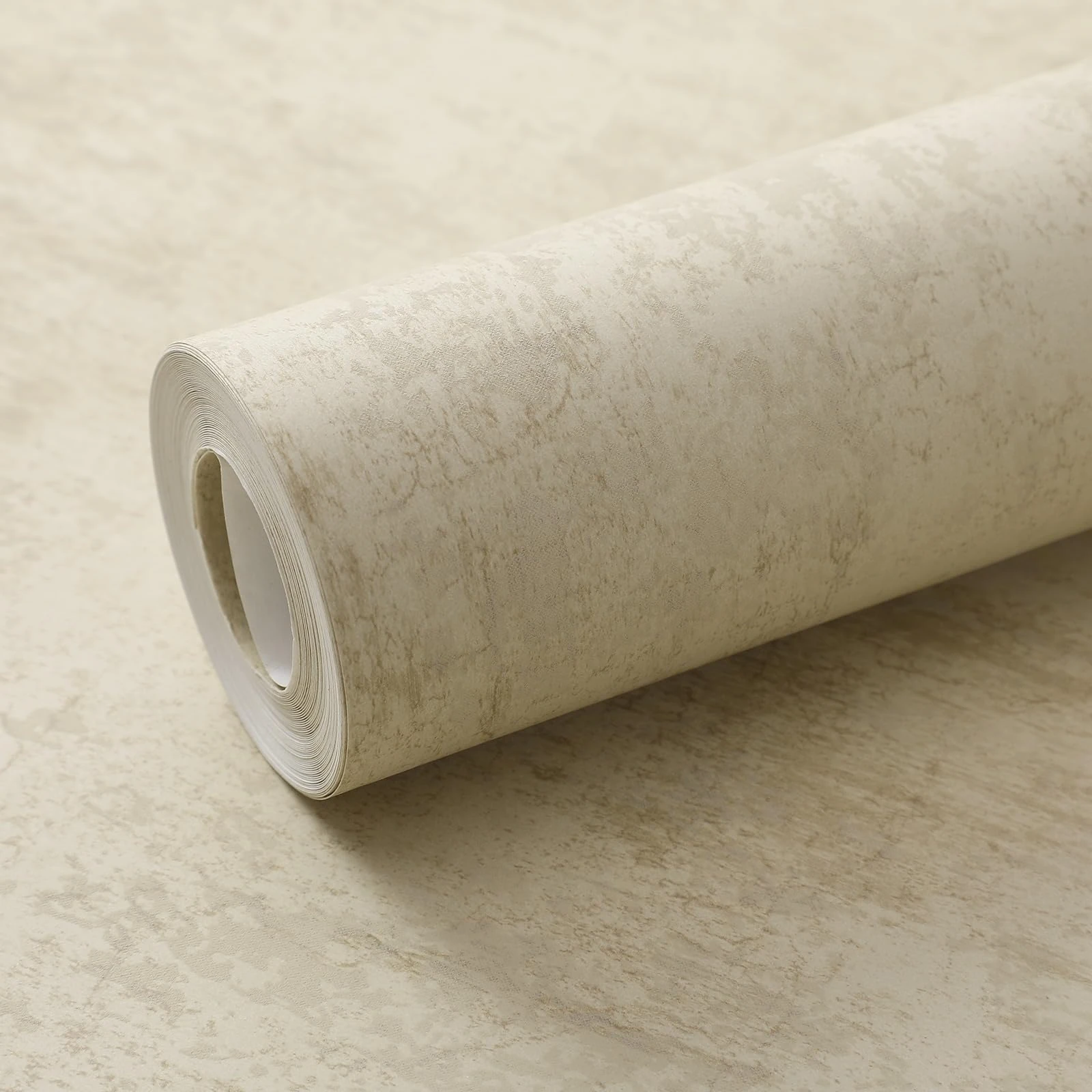 Pamatio Light Yellow Concrete Wallpaper, Cement Feature Wallpaper, Retro Industrial Style Crack Texture Wall Decoration for Living Room, Bedroom and Hallway Adult Home Decor