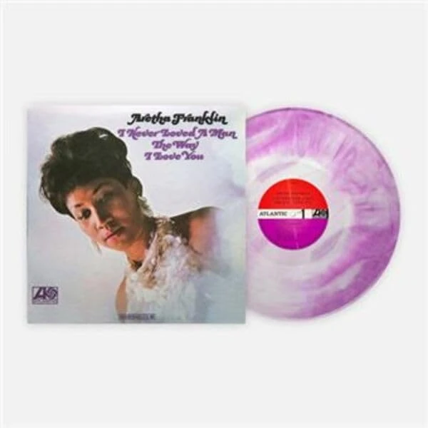 Never Loved A Man - Remastered Mono Edition on Purple & White Colored Vinyl [Vinyl LP] [VINYL]