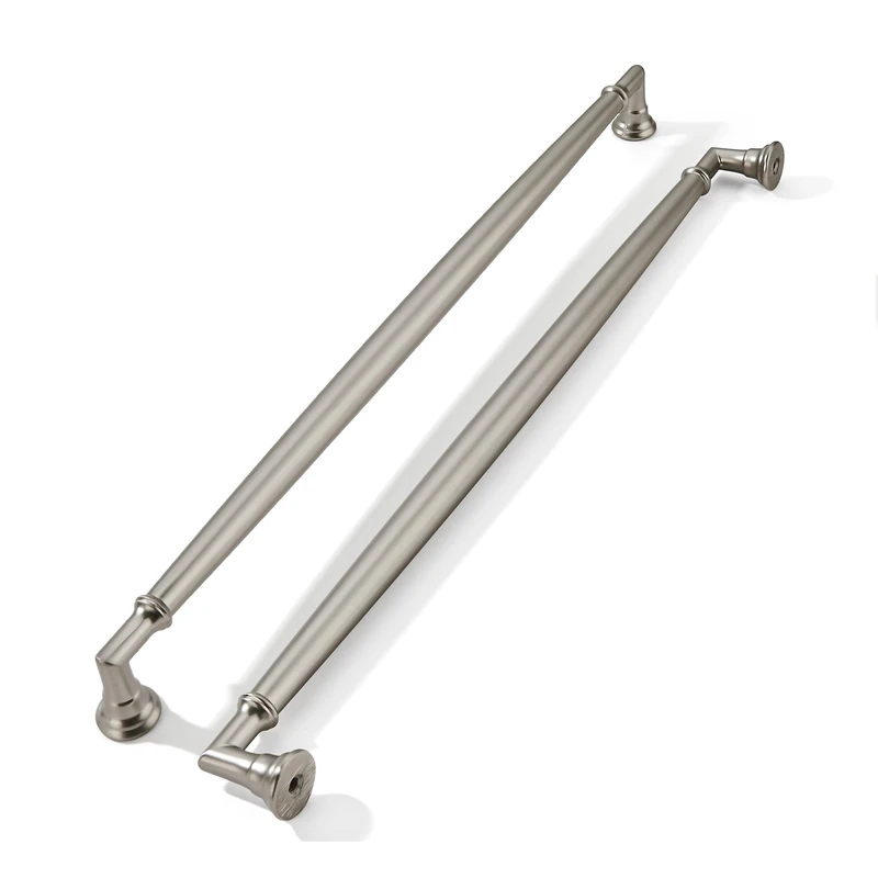 khtumeware 10 Pack 10 Inch(256mm) Brushed Satin Nickel Cabinet Pulls Heavy Duty Soild Cabinet Handles Kitchen Cabinet Hardware for Cupboard Drawer Handles