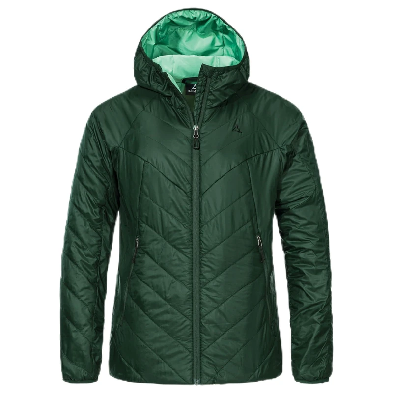 Schöffel Women's Ins Jacket Style Cascata WMS Lightweight Quilted Outdoor Jacket with Sustainable PrimaLoft Black Eco Padding, Water-Repellent Wind Jacket