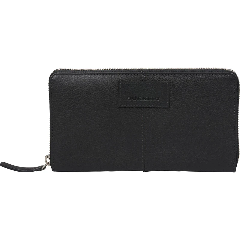 Burkely Women's Soft Skylar Large Zip Around Wallet, Black, 11x20x2