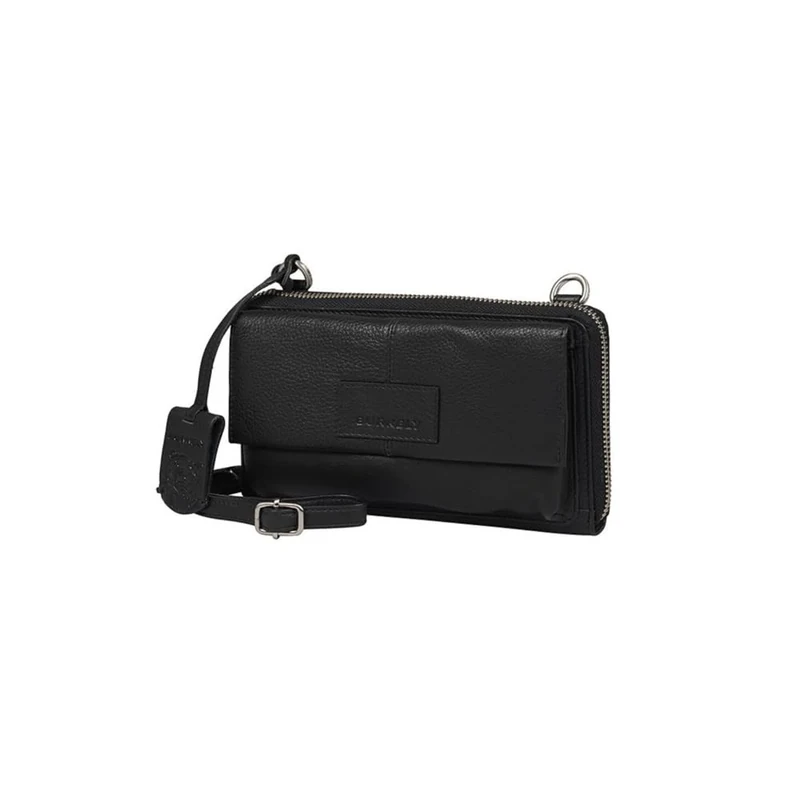 Burkely Women's Soft Skylar Phone Wallet Wide, Black, 12x20x5 - Image 1