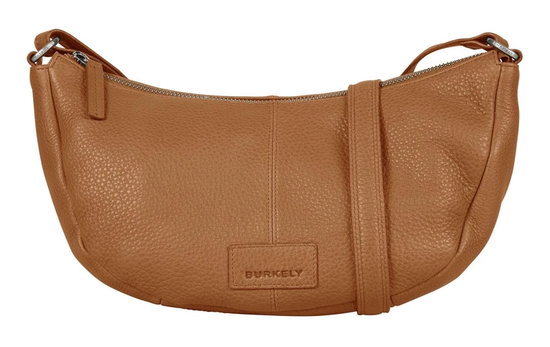 Burkely Women's Soft Skylar Crossbody Round Bag, Cognac, 28x17x10,5