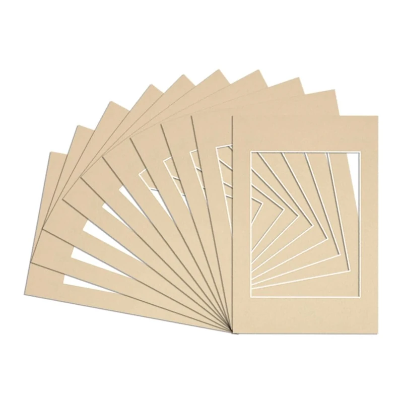 Procut Global Pack of 20 A6 Ivory Picture Mounts to Fit A7 Photo Frames- Photo Mounts for Frames - Stylish & Durable Mount Board Card for Home Decor