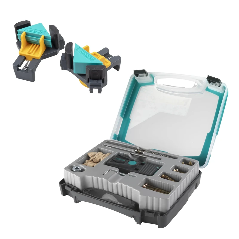 wolfcraft DIY kit "Invisible Corner Connections" - 8629000 - for Invisible Screw Connections at a 90° Angle