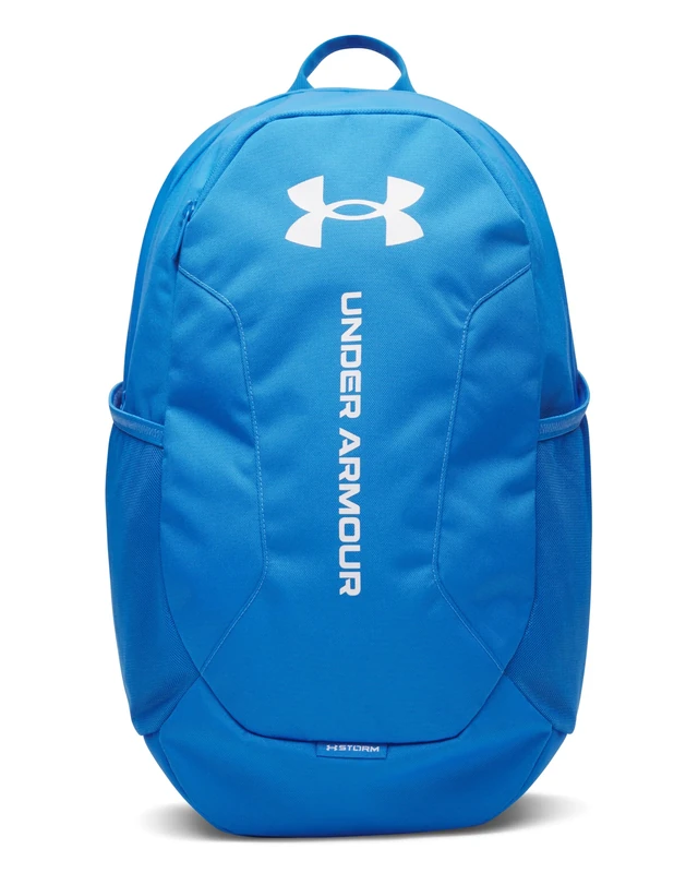 Under Armour Unisex Hustle Lite Backpack, Durable Outdoor Backpack With Water-Repellent Design, Essential Gym Bag with Reinforced Bottom Panel,Blue Atlantis / / White,OSFM