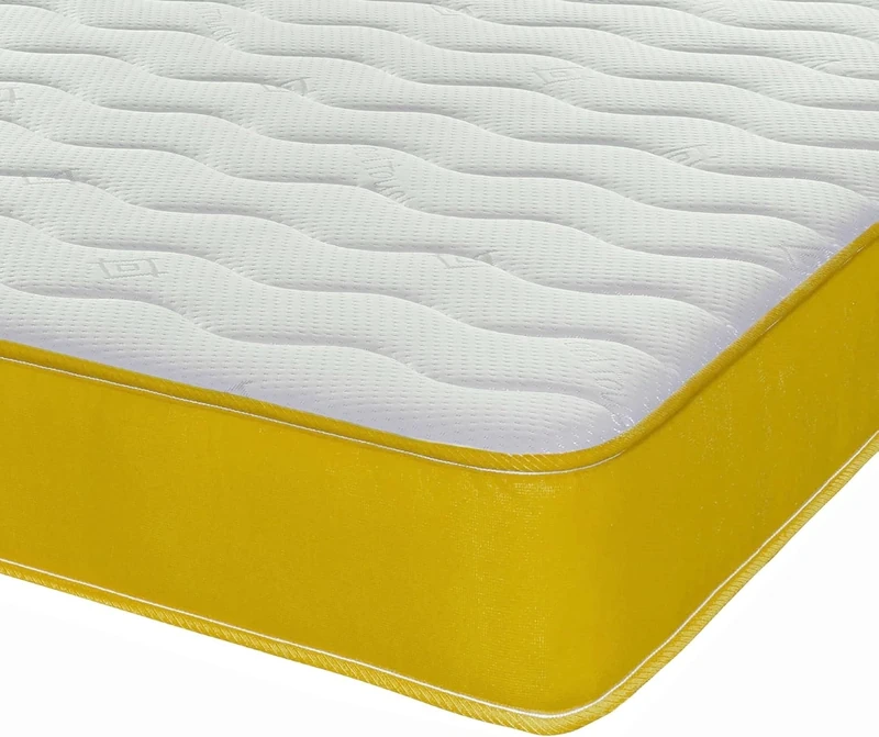 eXtreme comfort ltd Hybrid Cooltouch Colours Mattress | Yellow | Small Double (120 x 190cm) | Memory Foam and Coil Spring | Cooltouch Breathable Cover | Plush Comfort | UK Made