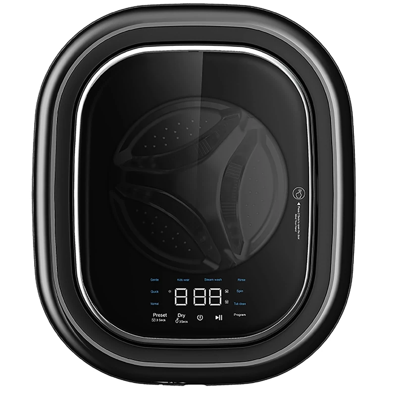 Washer and Spin Dryer Combo- Compact Wall-Mounted Electric Full-Automatic Mini Underwear Washer with High Temperature Wash for Bathroom and Kitchen - 1450W