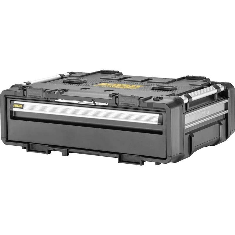DEWALT TOUGHSYSTEM 2 0 DXL Deep Drawers – Heavy-duty dual-drawer storage unit with full-extension slides and TOUGHSYSTEM 2 0 compatibility for modular jobsite organization