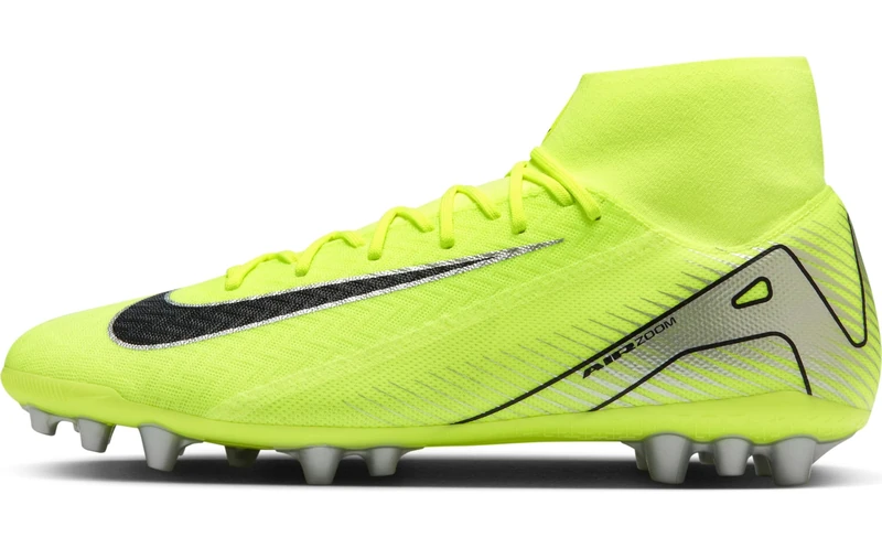 NIKE Men's Zm Superfly 10 Academy Ag Volt/Black Sneaker, 9 UK
