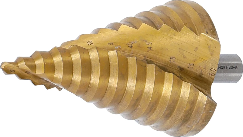 BGS 74429 | Step Drill | Titanium-nitrided | Ø 6-60 mm