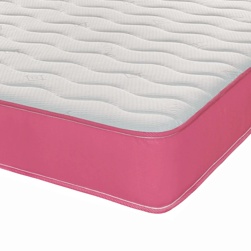 eXtreme comfort ltd Hybrid Cooltouch Colours Mattress | Pink | Single (90 x 190cm) | Memory Foam and Coil Spring | Cooltouch Breathable Cover | Plush Comfort | UK Made