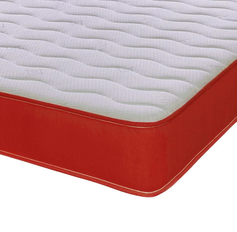 eXtreme comfort ltd Cooltouch Colours Red Small Double Mattress - 120x190cm, 18cm deep. Memory Foam and Coil Spring Hybrid, Plush Comfort, UK Made Mattress in a Box