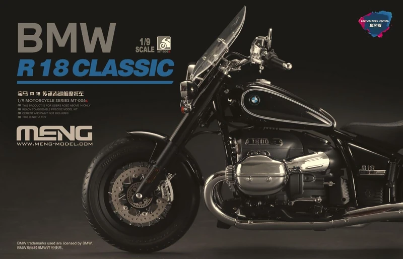 Meng Model 1:9 - BMW R18 Classic (Pre Coloured)