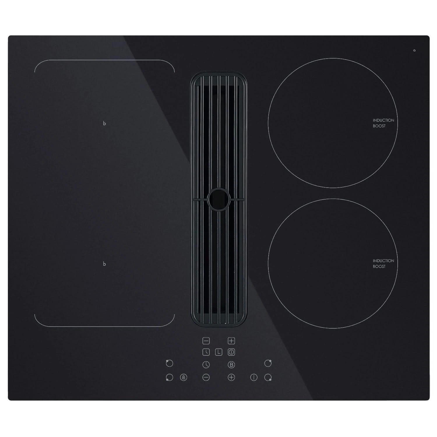 electriQ 60cm Venting Induction Hob with Flex Zone