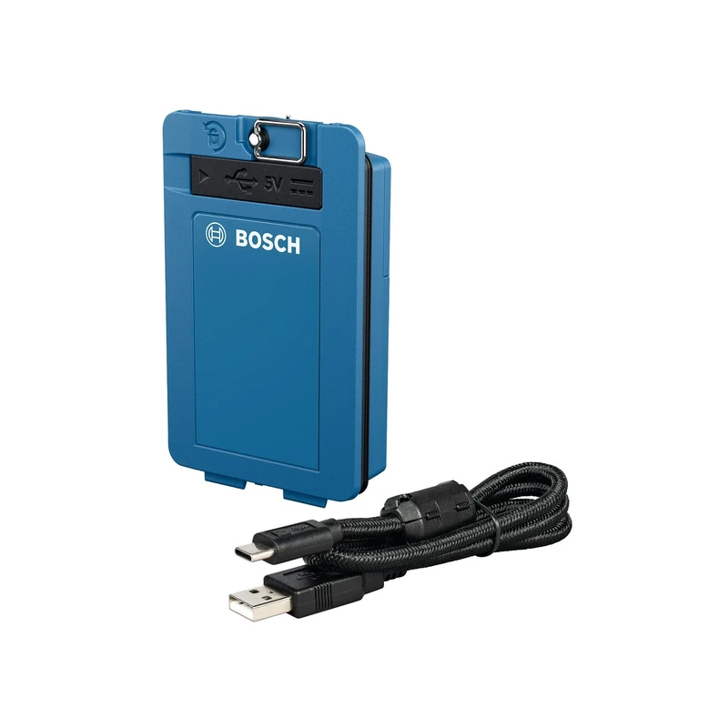 Bosch Professional BA 3.7V 3.0Ah XL Li-Ion battery (secure locking mechanism, USB-C charging port, dual power source)