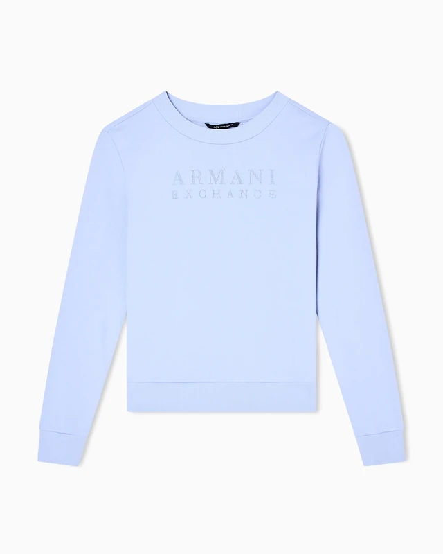 Armani Exchange Women's Logo Sweatshirt - Studio Sky - S