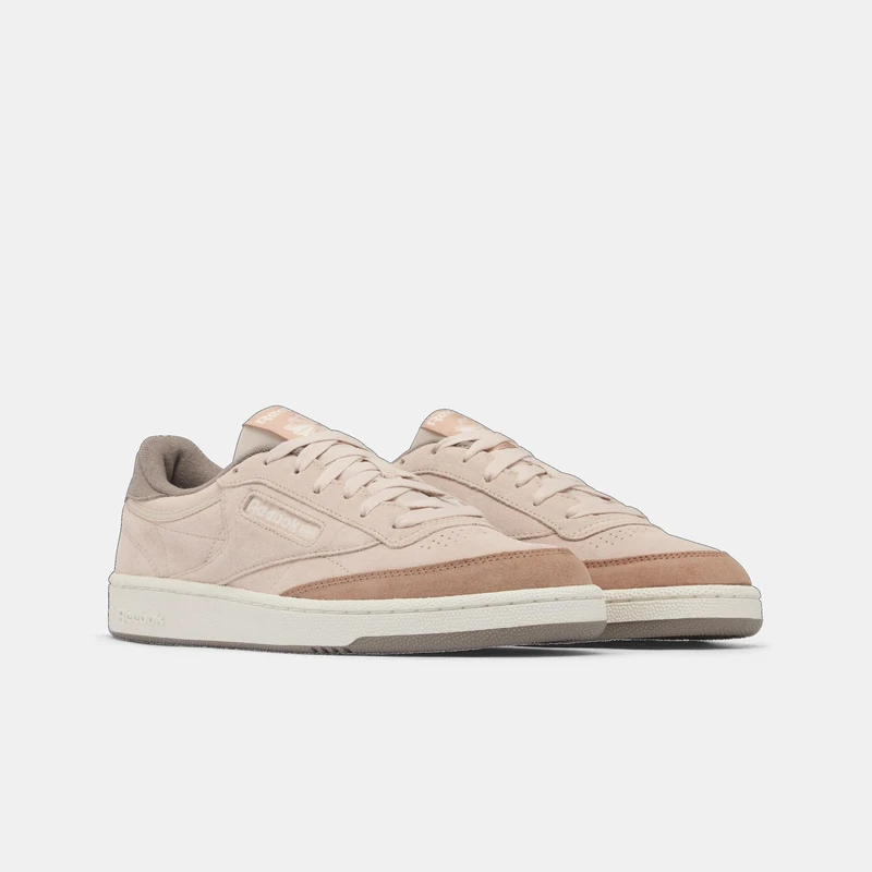 Reebok Unisex Club C 85 Trainers, MUTEDCLAY/GRITTYGREY/PINKLAY, 42 EU, Mutedclay Grittygrey Pinkclay, 8 UK