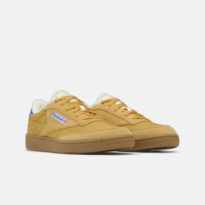 Reebok Unisex Glide Ripple Clip Trainers, Gritgold Optimumblue Gum, 9.5 UK