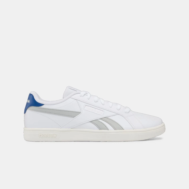 Reebok Unisex Court Retro Trainers, FTWRWHITE/GREY1/TWILIGHT Blue, 40.5 EU, Ftwrwhite Grey1 Twilight Blue, 8.5 UK
