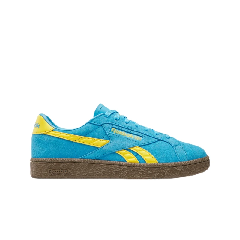 Reebok Unisex Club C Grounds UK Trainers, Futurecyan/Goldenhaze/Gum, 45 EU, Futurecyan Goldenhaze Gum, 10.5 UK