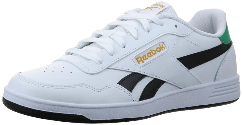 Reebok Unisex Court Advance Trainers, Ftwrwhite Upgradegreen Black, 11.5 UK