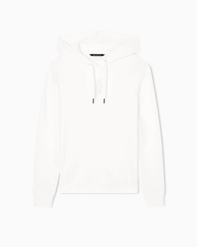 Armani Exchange Women's Cuffed Sleeve Front On Tone Logo Sweatshirt, ISO, S