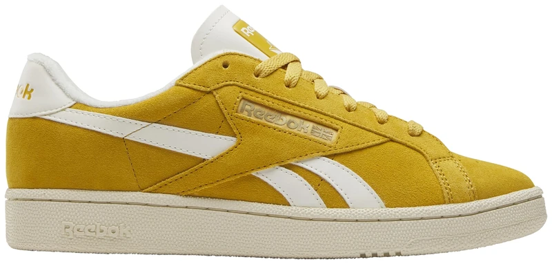 Reebok Unisex Club C Grounds UK Sneaker, GRITGOLD/Paperwhite/Chalk, 10.5
