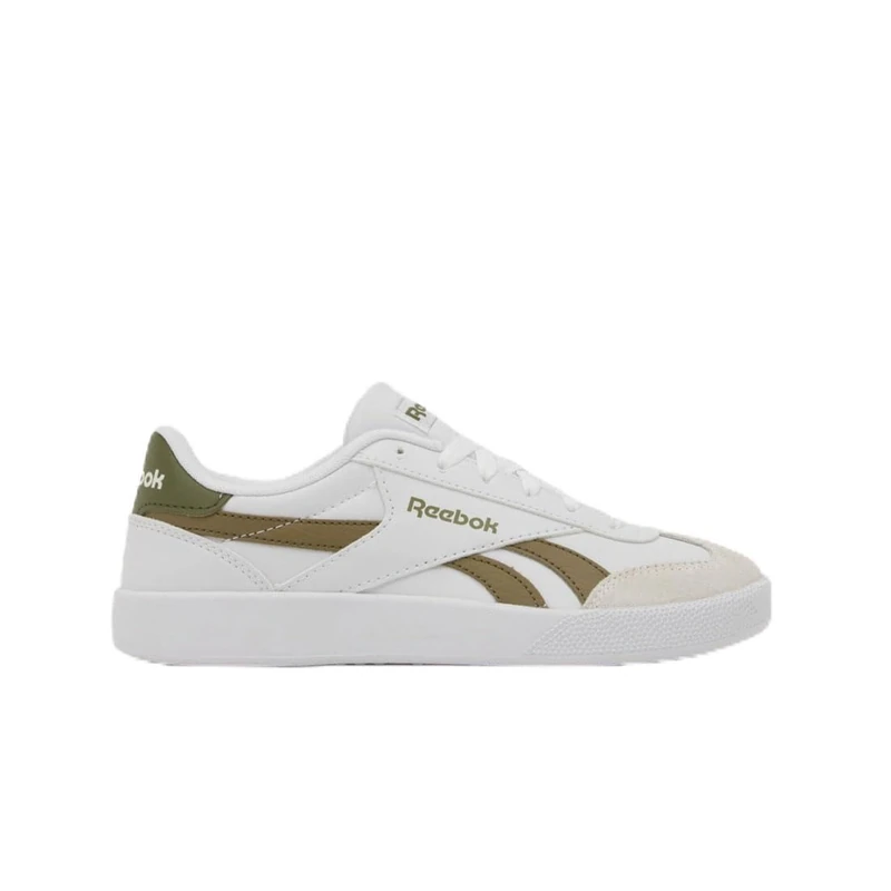 Reebok Unisex Smash Edge Trainers, FTWRWHITE/KHAKIBROWN/DEEPOLIVE, 42.5 EU, Ftwrwhite Khakibrown Deepolive, 8.5 UK