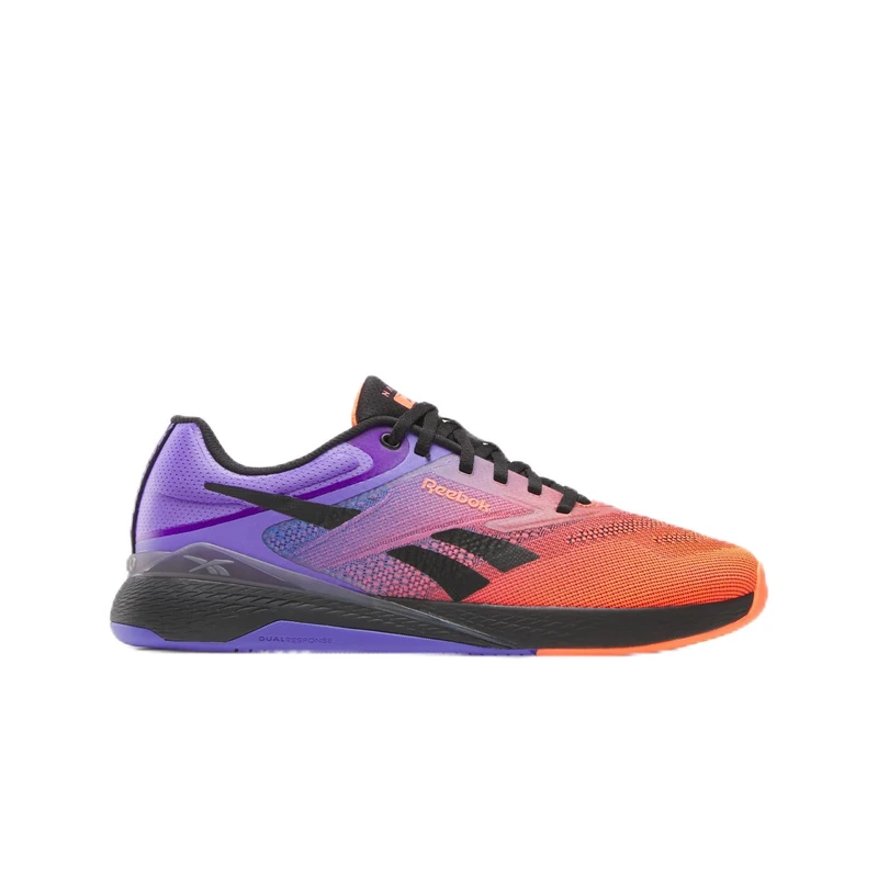 Reebok Unisex Nano X5 Trainers, FTW White Flash Orange Royal Purple, 7.5 UK