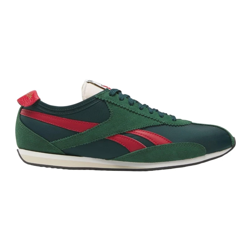 Reebok Unisex R400 Trainers, Dark Green/Forest Green/Flash Red, 44.5 EU, Dark Green Forest Green Flash Red, 10.5 UK
