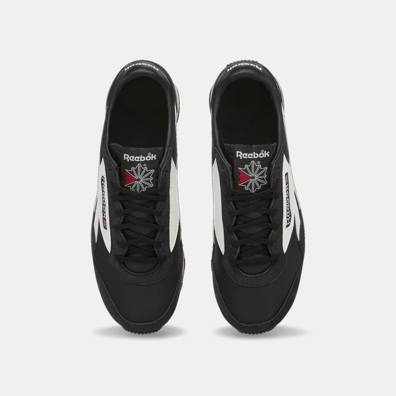 Reebok Unisex Aztec II Trainers, Black Washed Black Chalk, 3 UK