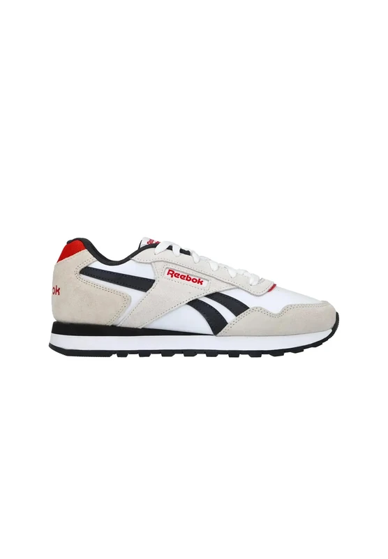 Reebok Unisex Glide Trainers, White/Vector RED/Washed Black, 45 EU, White Vector Red Washed Black, 10.5 UK