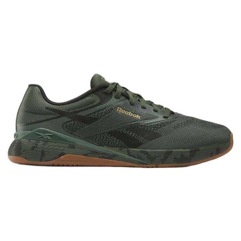 Reebok Unisex Nano X5 Trainers, Grit Green Black Khaki Brown, 5 UK