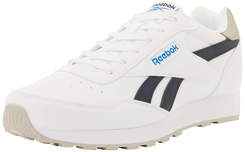 Reebok Unisex Rewind Run Trainers, White/White/Vector Navy, 36 EU, White Vector Navy, 4 UK