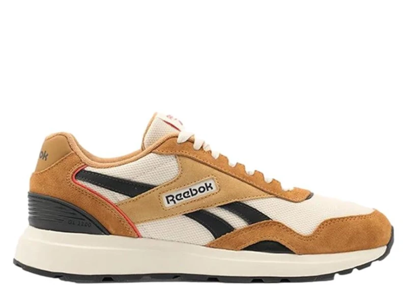 Reebok Shoes GL1100 Navy, Court Brown Washed Black Alabaster, 8 UK