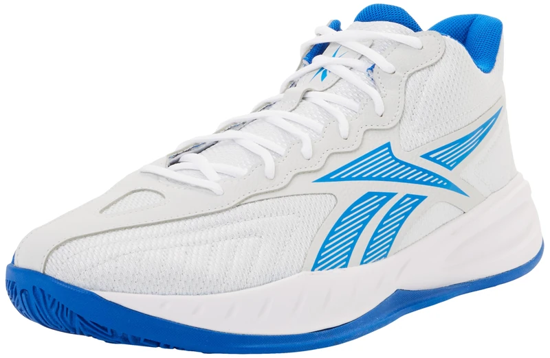Reebok Unisex Press Trainers, Moon Optimum Blue White, 3 UK