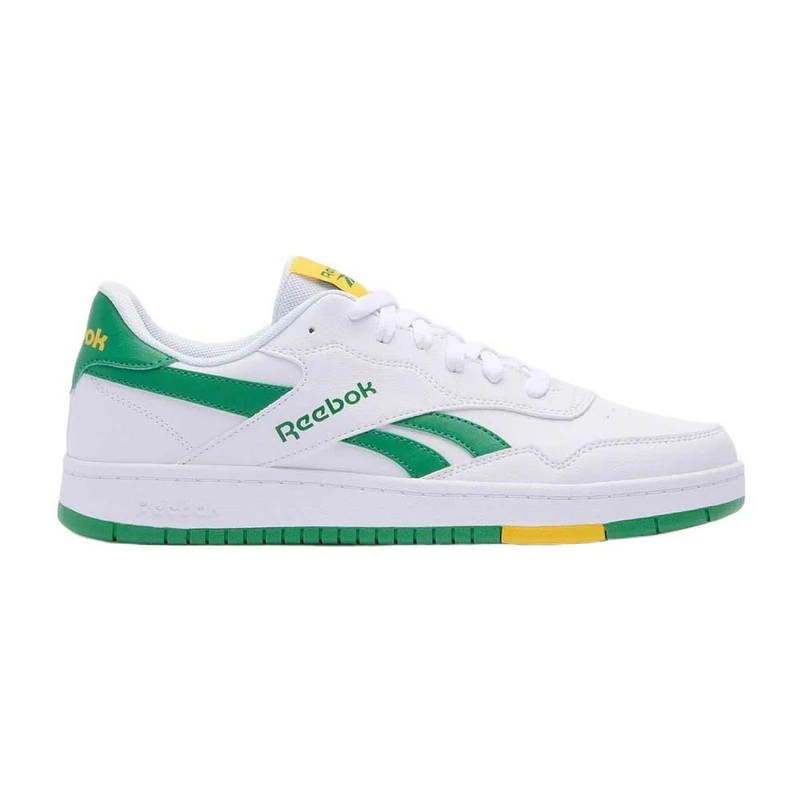 Reebok Unisex BB 1000 Sneaker, White/Glen Green/Golden Haze, 9 UK
