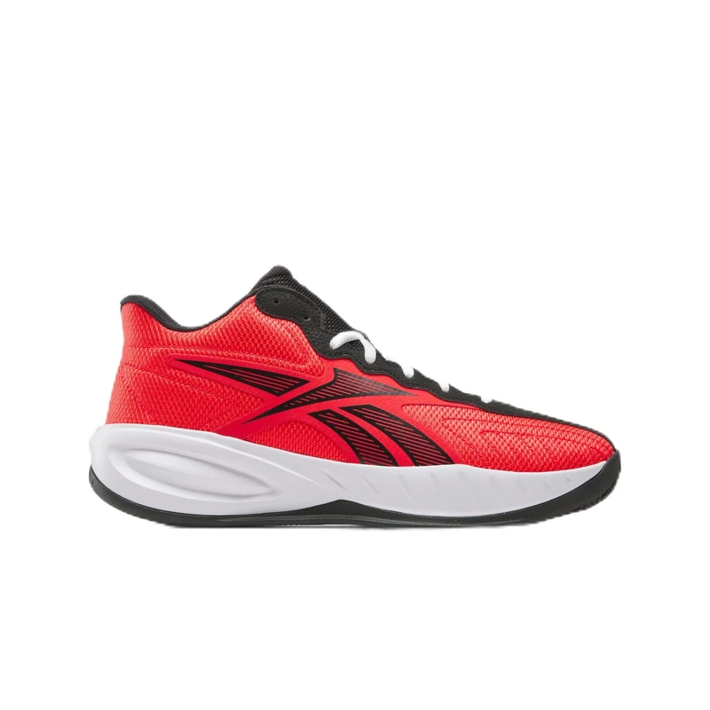 Reebok Unisex Press Sneaker, Energy RED/Black/White, 8 UK