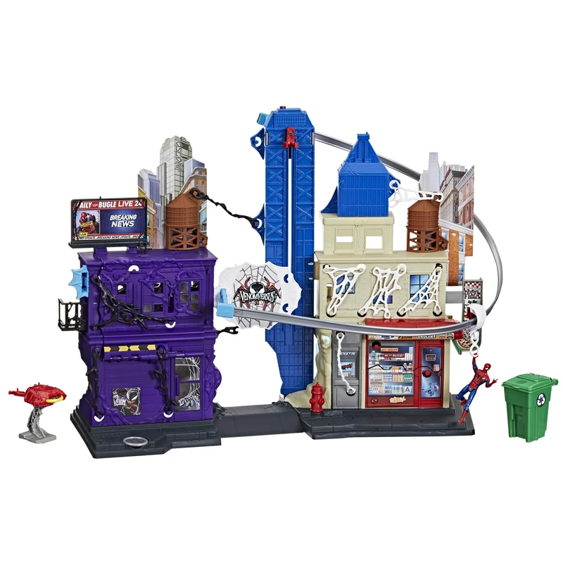 Marvel Spider-Man VenomVersus Web Slinging City Playset, Purple