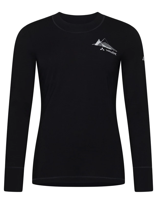 VAUDE Women's Monviso Wool LS T-Shirt II Black