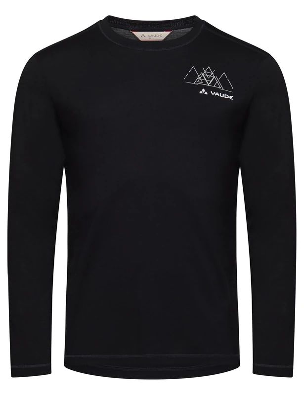 VAUDE Men's Monviso Wool LS T-Shirt II Black