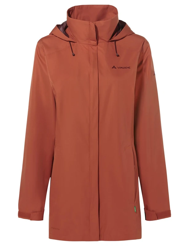 VAUDE Women's Escape Parka - Waterproof Rain Parka Made of Recycled Polyester, 87.5 cm Length, Breathable and Windproof, PFC-Free, Sustainable - Image 1