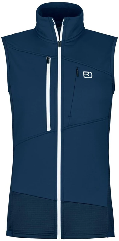 YPSILANTI FLEECE GRID VEST W - C: deep ocean- T: XL